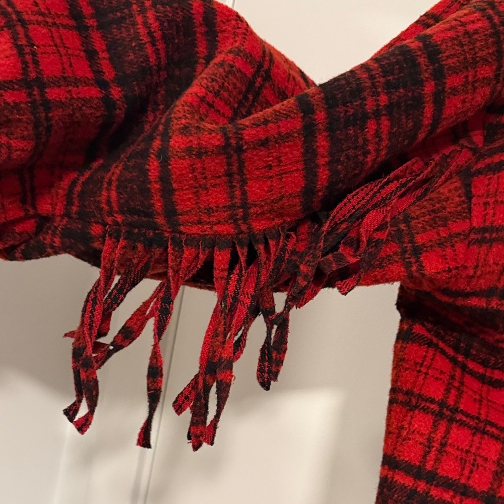 Plaid Red Women's Jacket - Picture 3 of 4